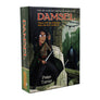 An image of the Damsel box for Paperback Adventures. There will be distress, and she will cause it. A fantasy rogue character lurks in the shadows on this cover.